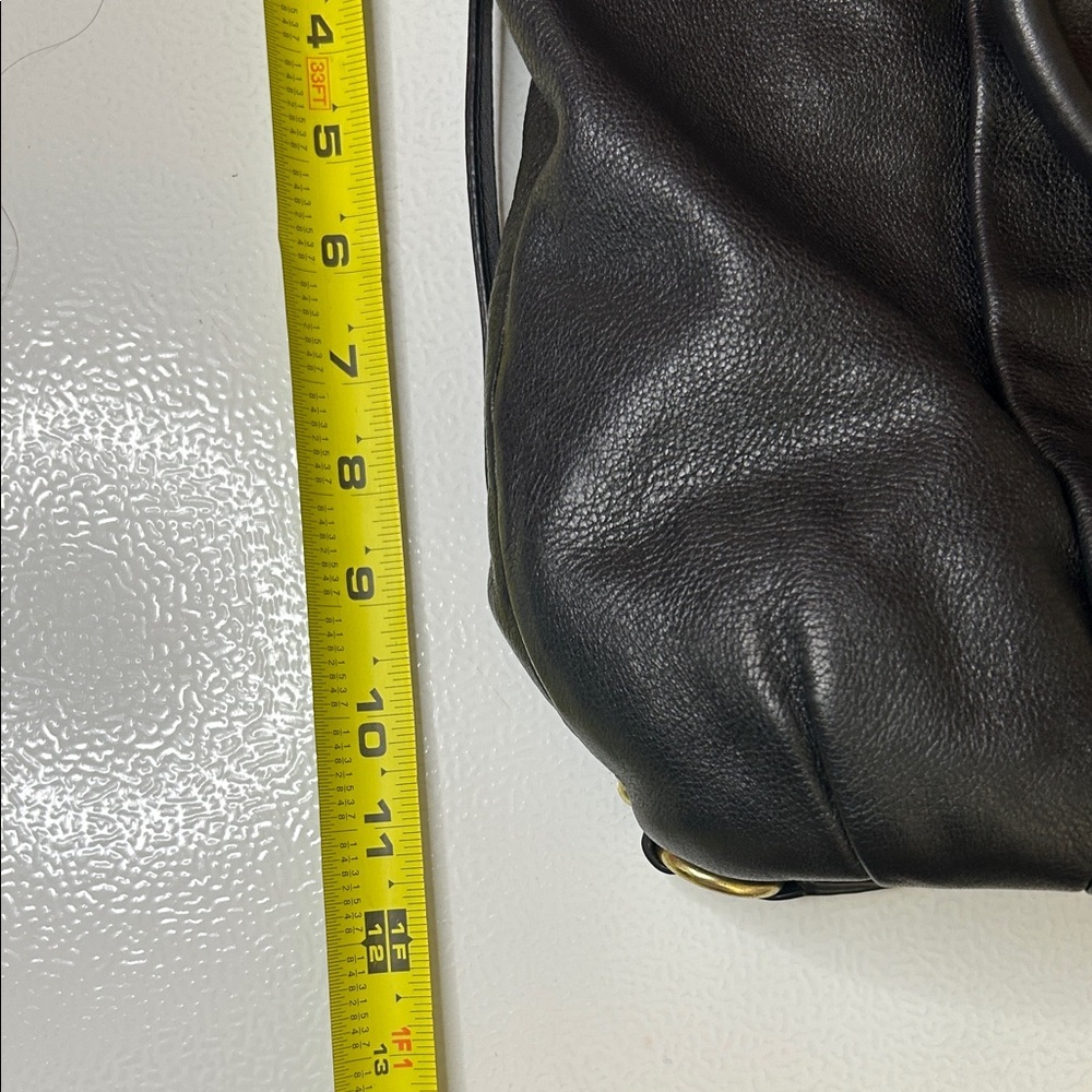 Coach Black Leather Shoulder Bag - Picture 12 of 13
